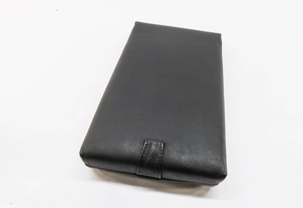 2013 BMW X3 (F25) REAR SEAT CENTER CONSOLE ARMREST CUP HOLDER (BLACK LEATHER)