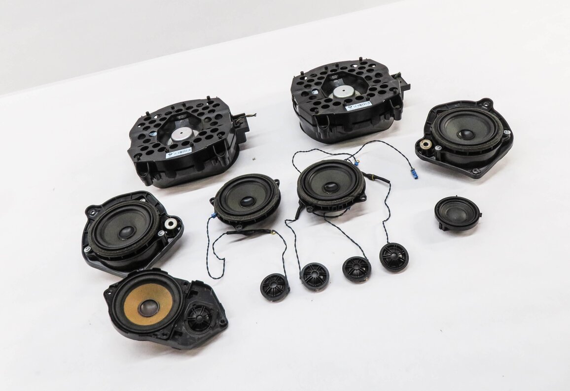 2013 BMW X3 (F25) RADIO STEREO AUDIO SUB SUBWOOFER TWEETER SPEAKER SET-12