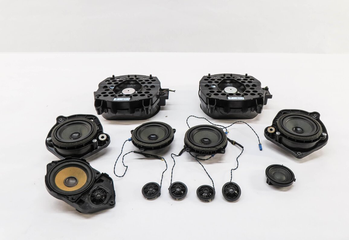 Thumbnail 2: 2013 BMW X3 (F25) RADIO STEREO AUDIO SUB SUBWOOFER TWEETER SPEAKER SET-12
