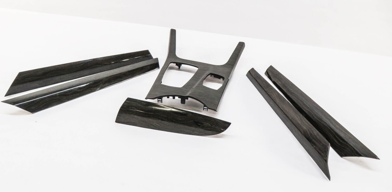 Thumbnail 3: 2013 BMW X3 (F25) INTERIOR DASH DOOR CONSOLE TRIM SET (FINELINE WOOD GRAIN)