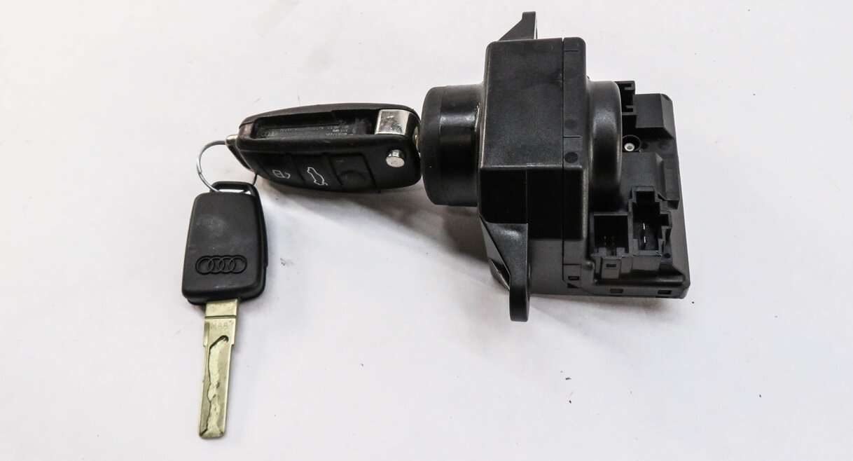 Thumbnail 10: 13-15 AUDI Q7 (4L) 3.0L CTWB SUPERCHARGED ENGINE BCM IMMOBILIZER MODULE KEY SET