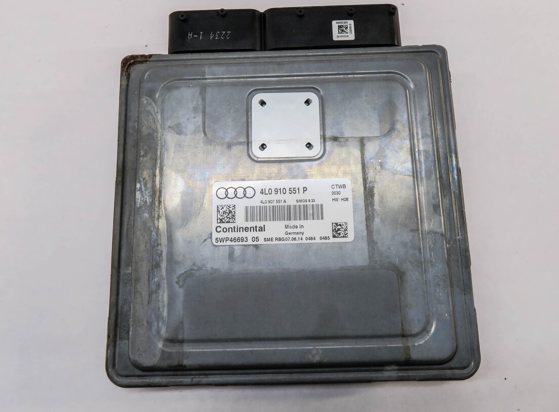 Thumbnail 7: 13-15 AUDI Q7 (4L) 3.0L CTWB SUPERCHARGED ENGINE BCM IMMOBILIZER MODULE KEY SET
