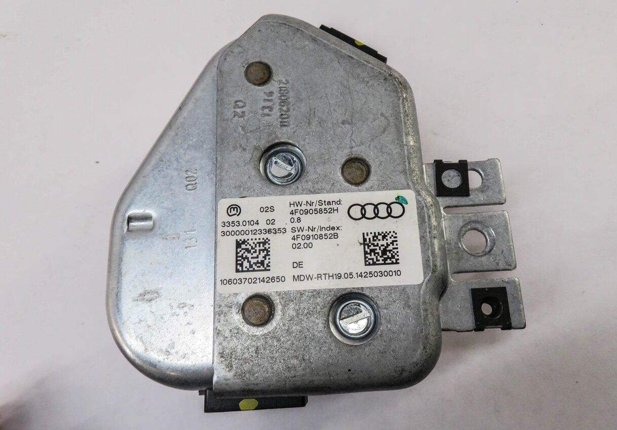 Thumbnail 8: 13-15 AUDI Q7 (4L) 3.0L CTWB SUPERCHARGED ENGINE BCM IMMOBILIZER MODULE KEY SET