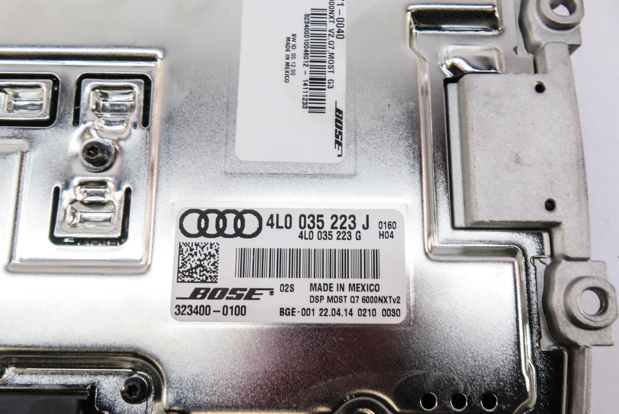 Thumbnail 4: 2013-2015 AUDI Q7 (4L) RADIO STEREO BOSE AUDIO AMP AMPLIFIER (OPTION 8RY)