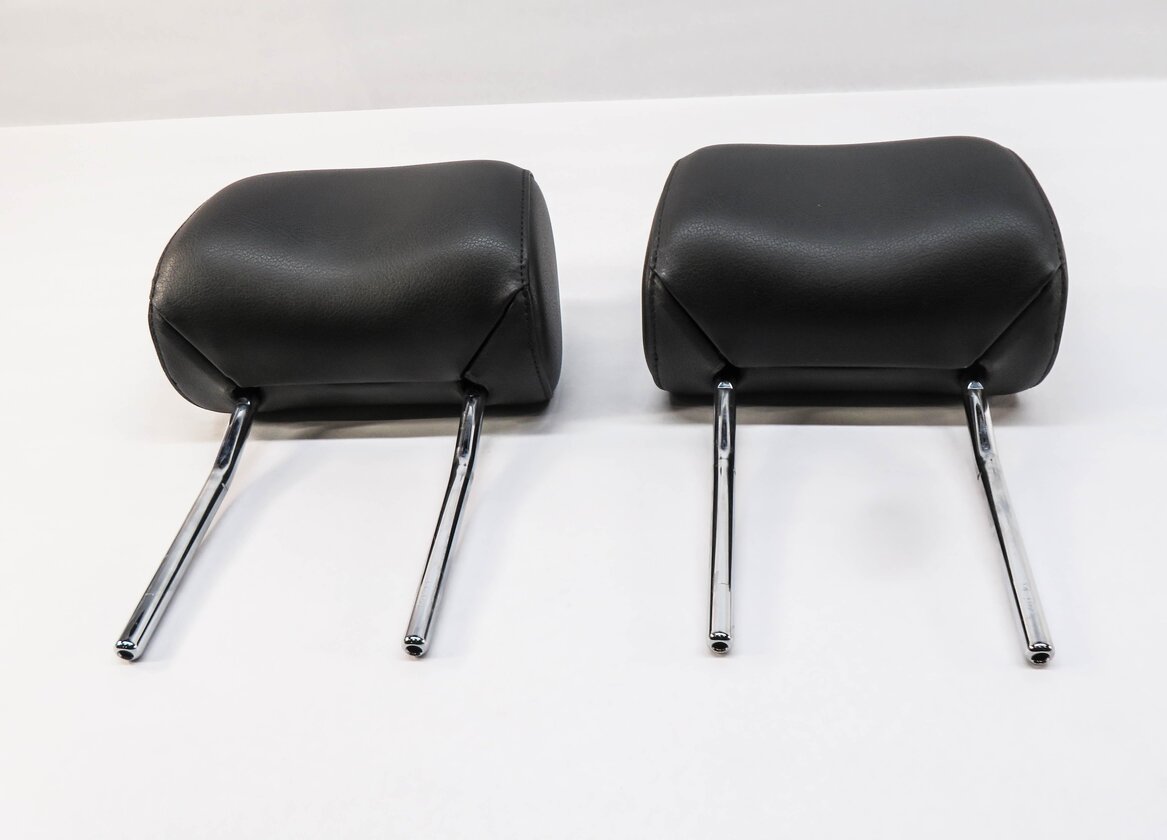 Thumbnail 2: 2015 AUDI Q7 (4L) FRONT LEFT & RIGHT SEAT HEADREST SET-2 (BLACK LEATHER)