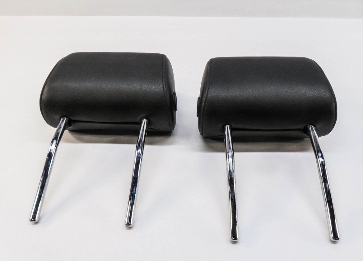 Thumbnail 5: 2015 AUDI Q7 (4L) FRONT LEFT & RIGHT SEAT HEADREST SET-2 (BLACK LEATHER)