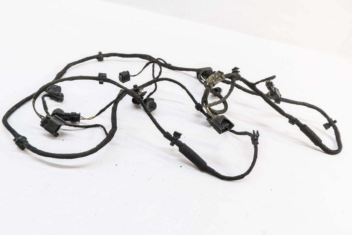 Thumbnail 2: 2015 AUDI Q7 (4L) FRONT PDC PARK DISTANCE SENSOR SET w/ HARNESS