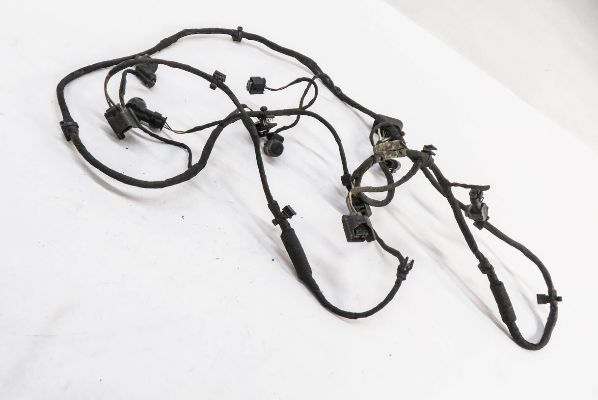 Thumbnail 3: 2015 AUDI Q7 (4L) FRONT PDC PARK DISTANCE SENSOR SET w/ HARNESS