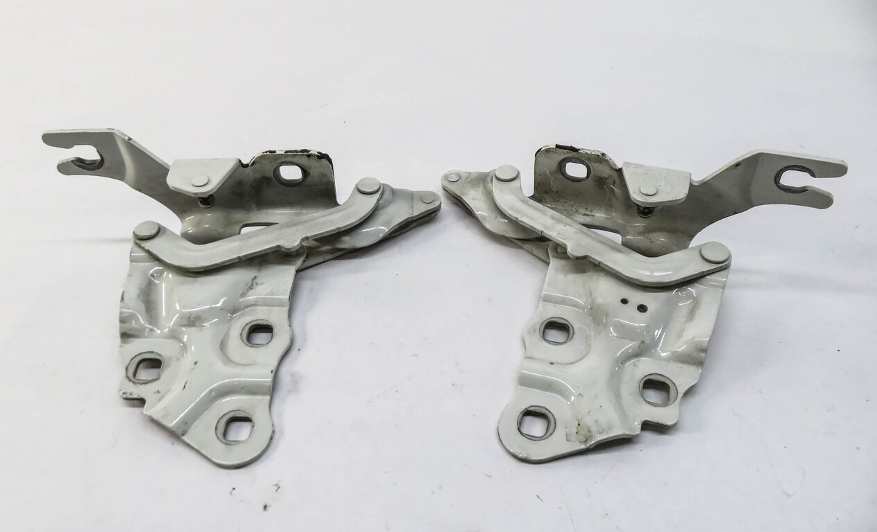 Thumbnail 4: 2011-2018 BMW X3 X4 (F25 F26) FRONT LEFT & RIGHT HOOD HINGE SET-2 (ALPINE WHITE)