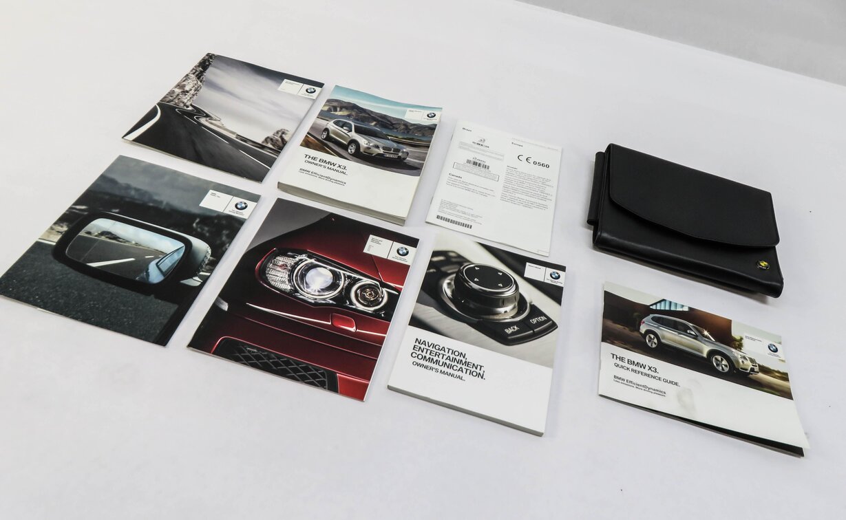 Thumbnail 4: 2013 BMW X3 (F25) OWNERS MANUAL BOOK BOOKLET GUIDE SET w/ CASE