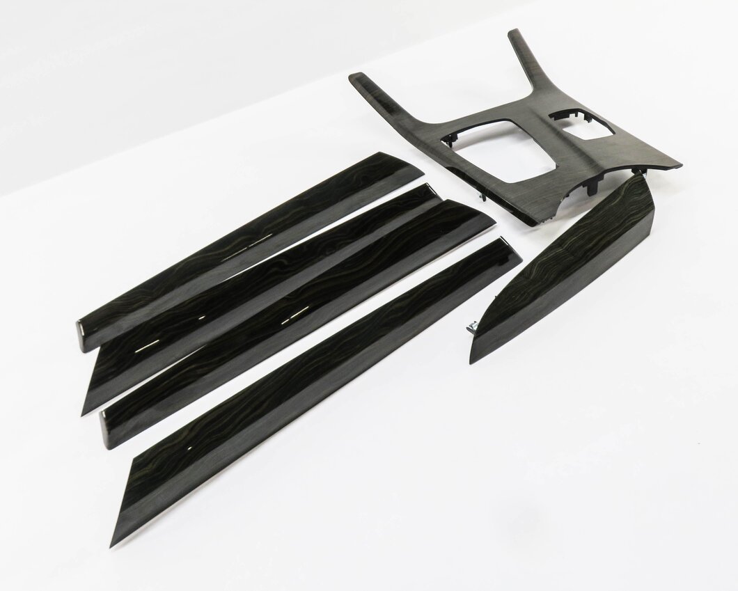 Thumbnail 12: 2013 BMW X3 (F25) DASH DOOR CONSOLE INTERIOR TRIM SET (FINELINE WOOD GRAIN TRIM)