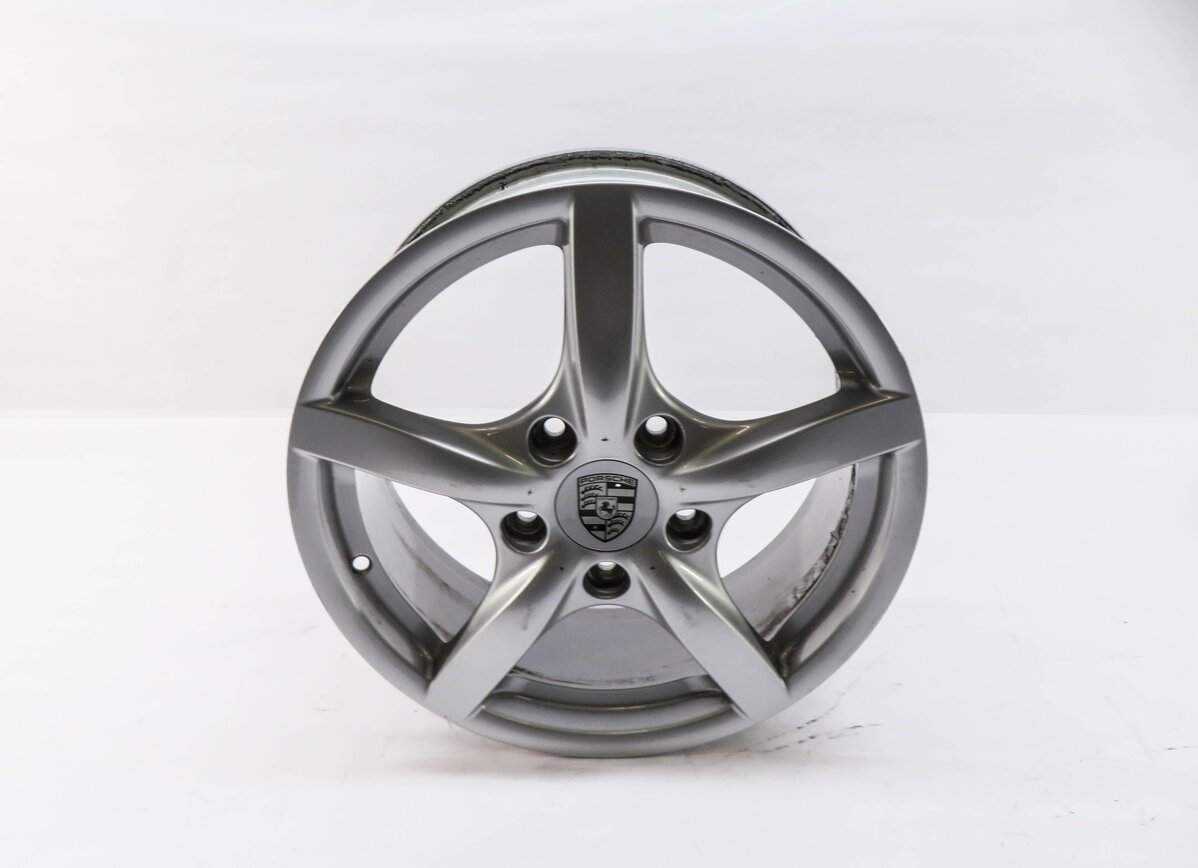 2009-2012 PORSCHE CAYMAN (987) 17x7 ALUMINUM ALLOY 5-SPOKE WHEEL RIM