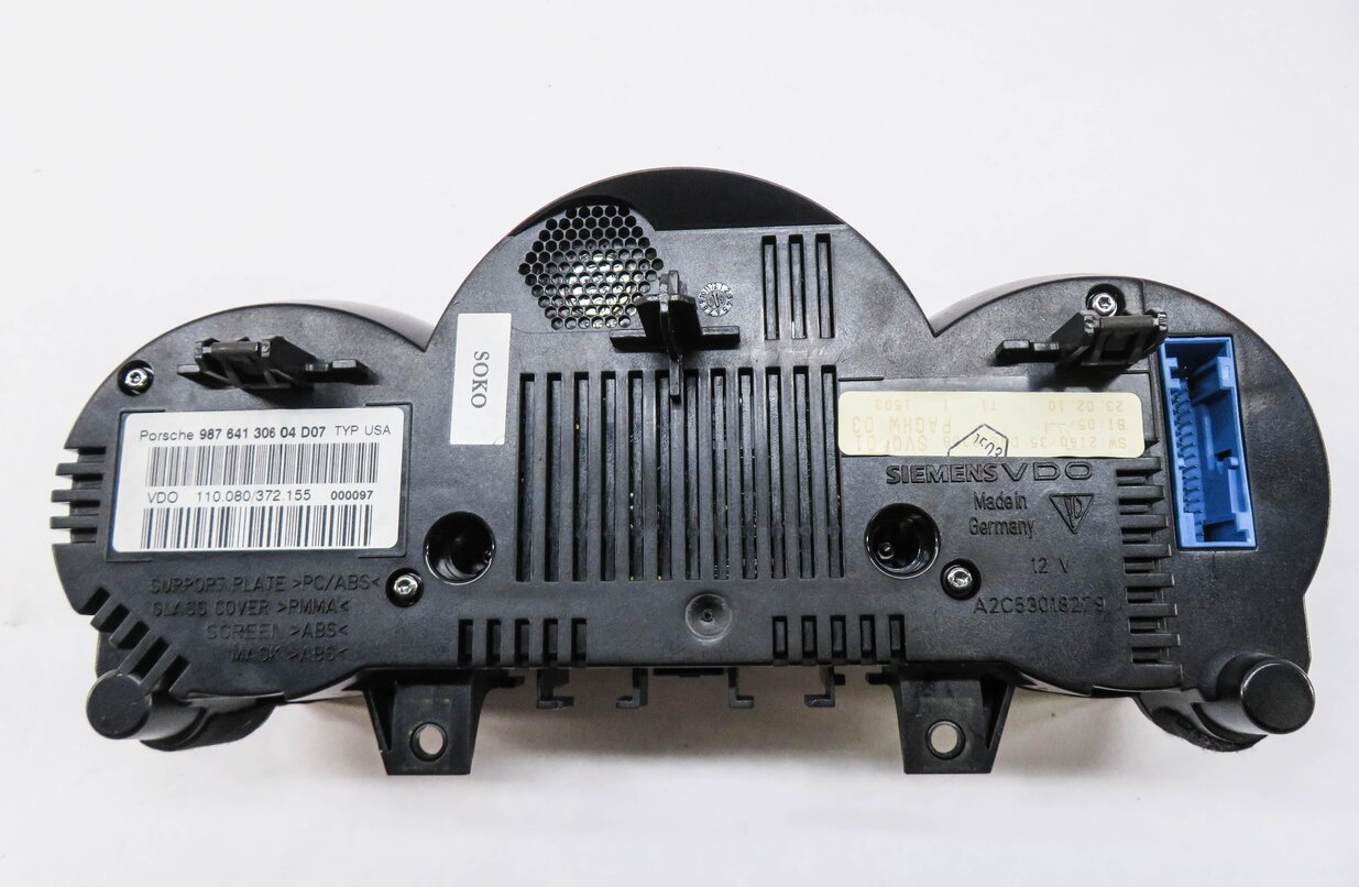 Thumbnail 5: 10-12 PORSCHE BOXSTER CAYMAN (987) A/T SPEEDOMETER INSTRUMENT GAUGE CLUSTER 98k