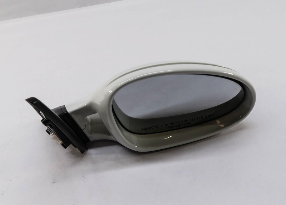 2010-2012 PORSCHE CAYMAN (987) RIGHT HEATED DOOR MIRROR (CARRARA WHITE B4 / B9A)
