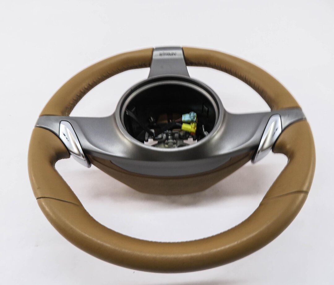 Thumbnail 3: 2010 PORSCHE CAYMAN (987) LEFT DRIVER STEERING WHEEL (BEIGE LEATHER)