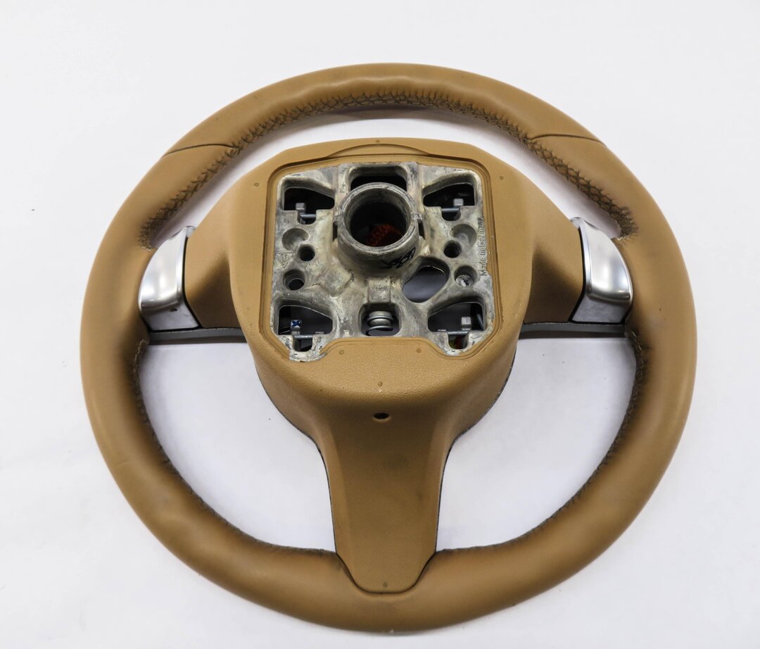 Thumbnail 4: 2010 PORSCHE CAYMAN (987) LEFT DRIVER STEERING WHEEL (BEIGE LEATHER)