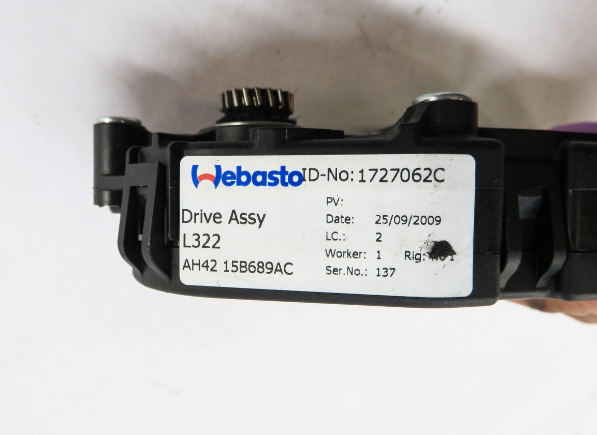 Thumbnail 4: 2010-2012 RANGE ROVER (L322) SUNROOF MOTOR SUN ROOF WINDOW MOTOR