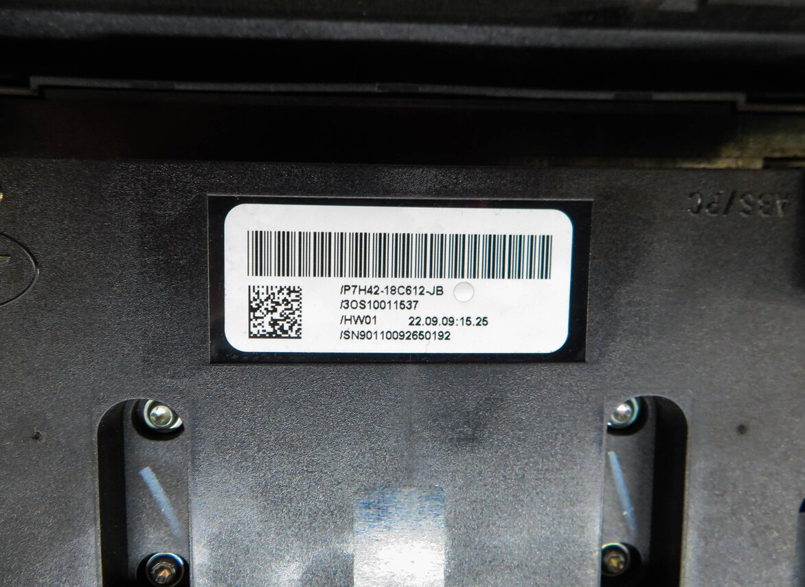 Thumbnail 5: 2010-2012 RANGE ROVER (L322) REAR HEATER A/C CLIMATE TEMPERATURE CONTROL PANEL