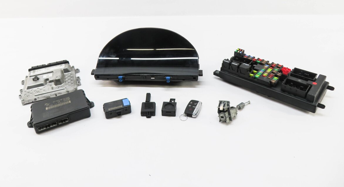 10-12 RANGE ROVER (L322) 5.0L SUPERCHARGED ENGINE IMMOBILIZER MODULE KEY SET