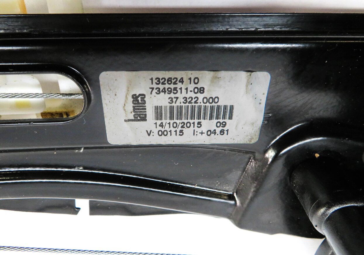 Thumbnail 4: 2016-2021 BMW X1 (F48) LEFT REAR DOOR WINDOW REGULATOR w/ MOTOR