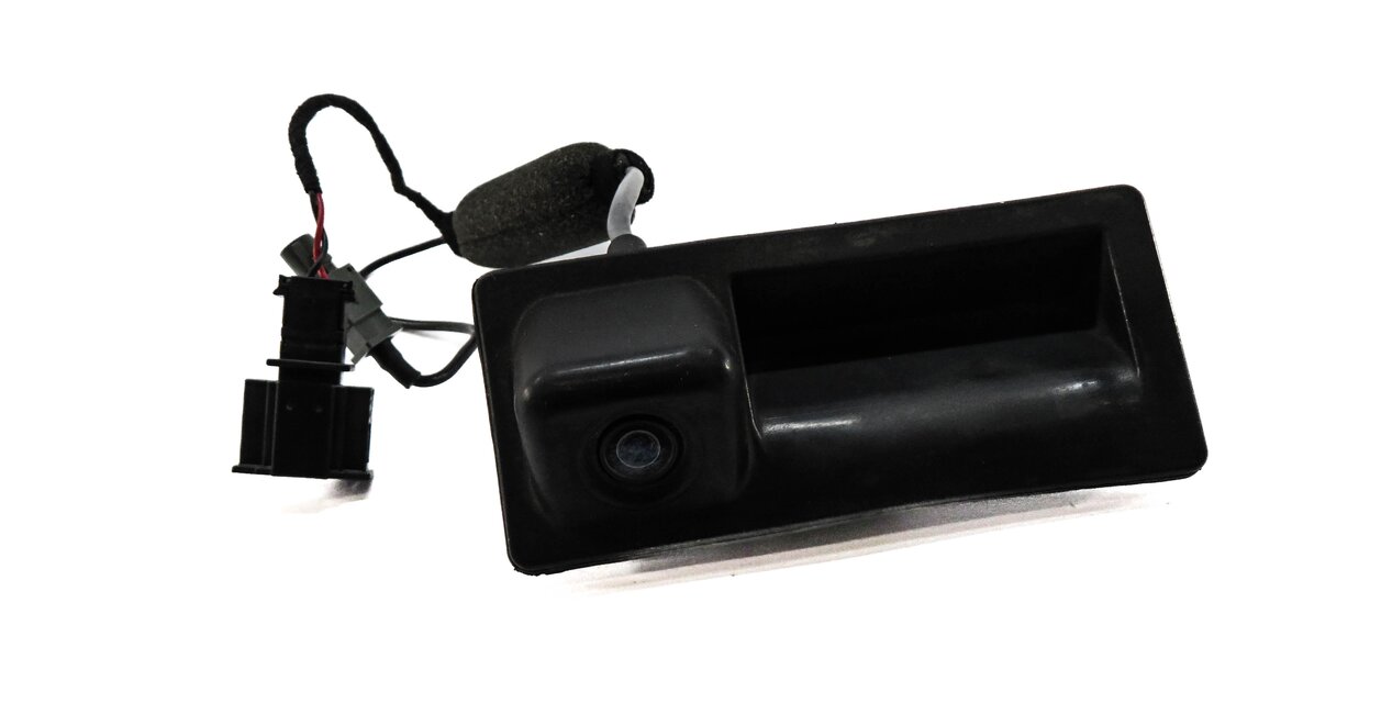 08-17 AUDI A4 S4 A5 S5 A7 S7 Q3 Q5 - REAR TRUNK RELEASE HANDLE w/ BACKUP CAMERA