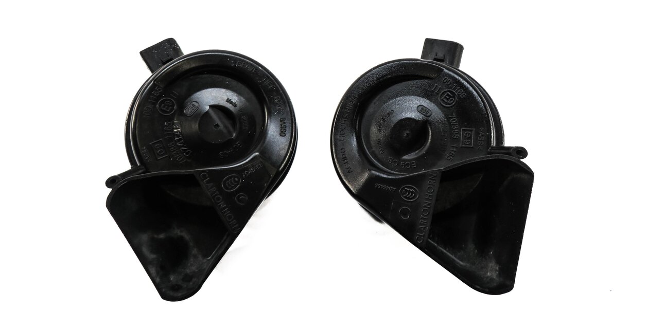 Thumbnail 2: 2008-2017 AUDI A4 A5 S4 S5 Q5 (B8 8K 8R 8T) HIGH & LOW TONE SAFETY HORN SET-2