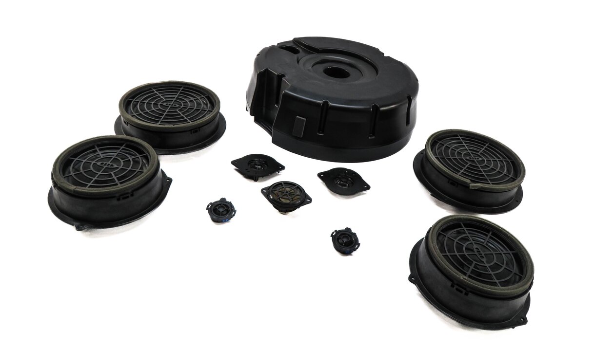 2011 AUDI Q5 (B8 8R) RADIO STEREO AUDIO SUB SUBWOOFER TWEETER SPEAKER SET-10