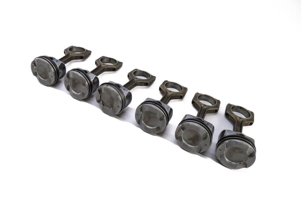 2010-2014 BMW 1/3/4/5/6/7/X1/X3/X5/X6 3.0L N55 TURBO ENGINE PISTON & ROD SET-6