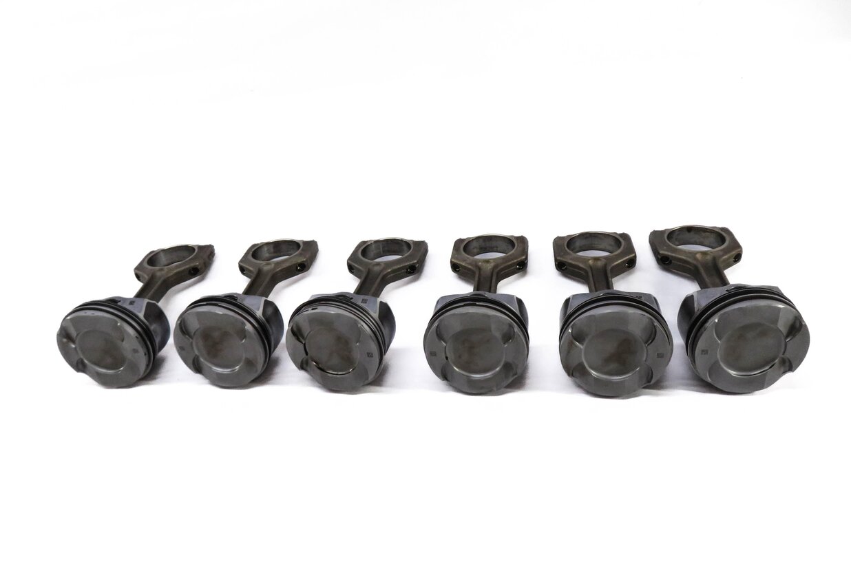 Thumbnail 3: 2010-2014 BMW 1/3/4/5/6/7/X1/X3/X5/X6 3.0L N55 TURBO ENGINE PISTON & ROD SET-6