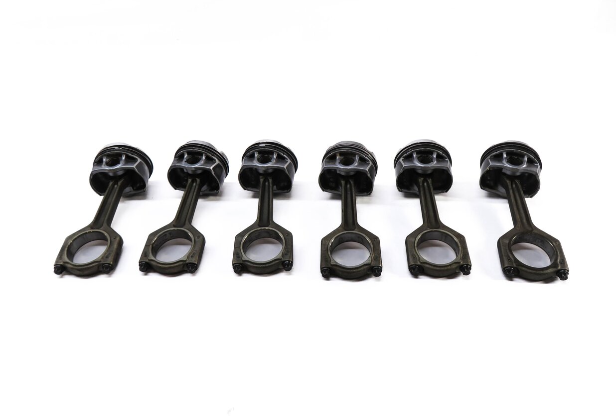 Thumbnail 4: 2010-2014 BMW 1/3/4/5/6/7/X1/X3/X5/X6 3.0L N55 TURBO ENGINE PISTON & ROD SET-6