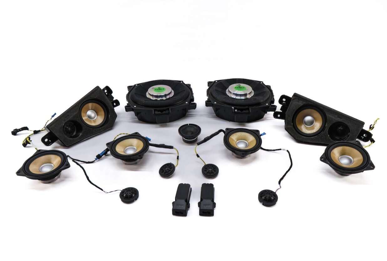 Thumbnail 2: 2013 BMW X6 (E71) RADIO STEREO AUDIO SUB SUBWOOFER TWEETER SPEAKER SET-15