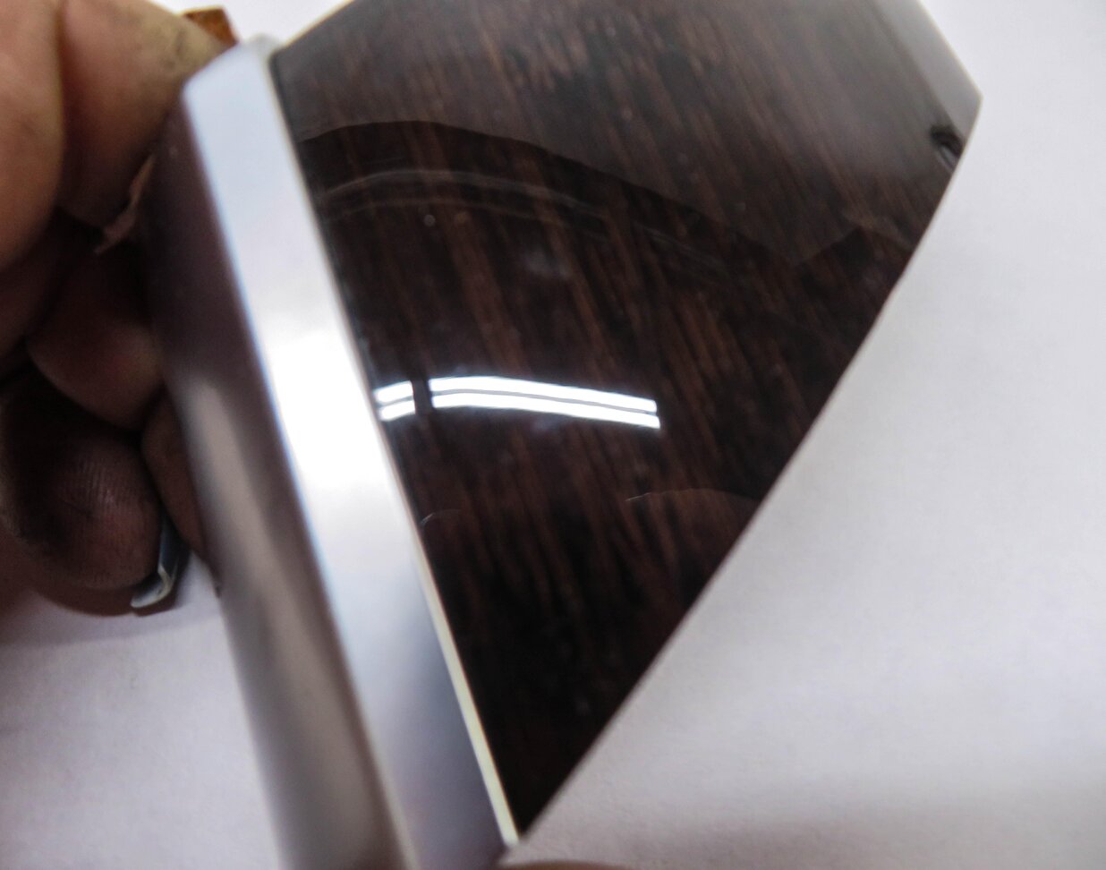 Thumbnail 6: 2013 BMW X6 (E71) DASH DOOR CONSOLE WOOD GRAIN TRIM SET (DARK GRAIN BAMBOO)