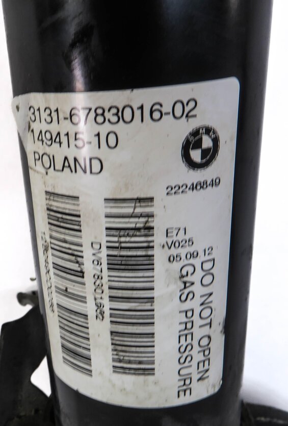 Thumbnail 5: 08-14 BMW X6 (E71) 35i / 3.0L - FRONT LEFT & RIGHT SHOCK STRUT SET-2 (STANDARD)