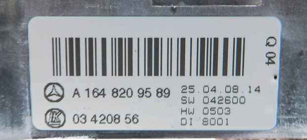 Thumbnail 6: 06-12 MERCEDES GL320 GL350 GL450 ML320 ML350 ML550 - REAR TEMPERATURE CONTROL