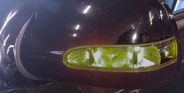 Thumbnail 2: 06-08 MERCEDES GL320 GL450 ML320 ML350 R350 - LEFT PFOLD AUTODIM MIRROR (BLACK)