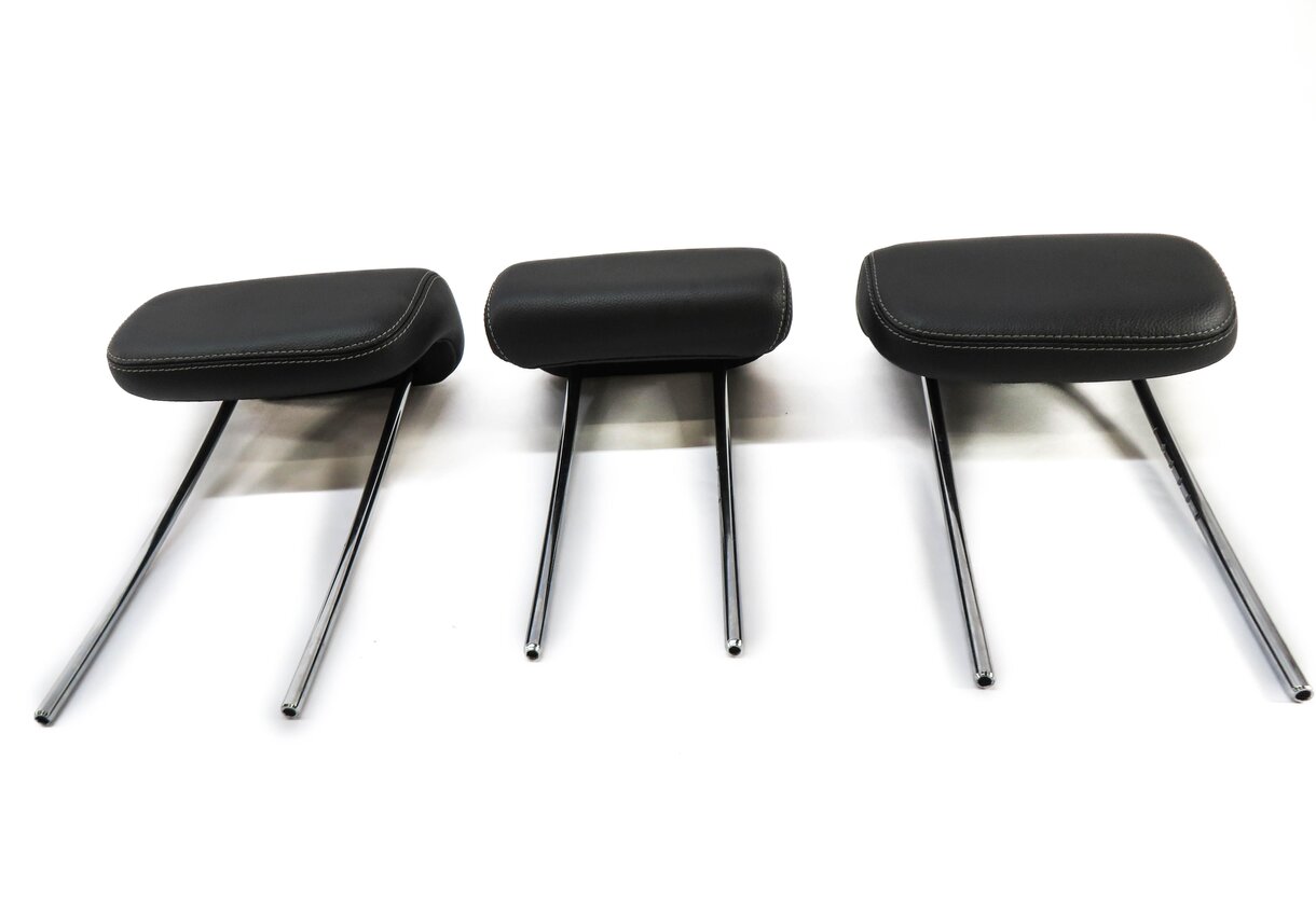 Thumbnail 2: 2008 MERCEDES GL450 (X164) REAR 2nd SECOND ROW SEAT HEADREST SET-3 (BLACK)