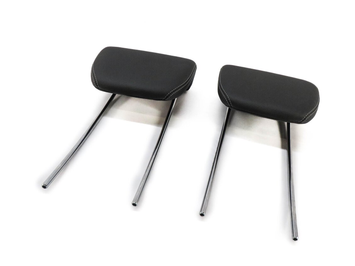 Thumbnail 1: 2008 MERCEDES GL450 (X164) LEFT & RIGHT REAR 3rd ROW SEAT HEADREST SET-3 (BLACK)
