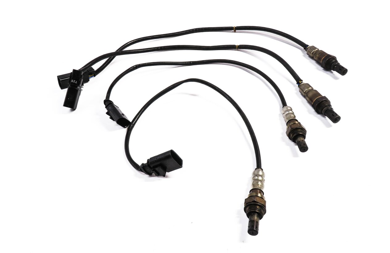 Thumbnail 2: 2014 AUDI S4 (B8 8K) PRE / POST CAT O2 OXYGEN LAMBDA PROBE SENSOR SET-4
