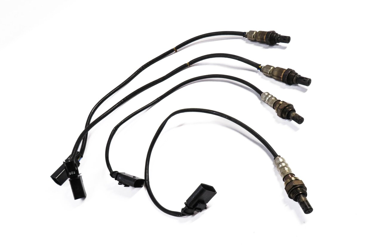 Thumbnail 3: 2014 AUDI S4 (B8 8K) PRE / POST CAT O2 OXYGEN LAMBDA PROBE SENSOR SET-4