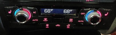 Thumbnail 2: 13-17 AUDI A4 S4 A5 S5 RS5 Q5 SQ5 (B8 8K 8T 8R) HEATER A/C TEMPERATURE CONTROL