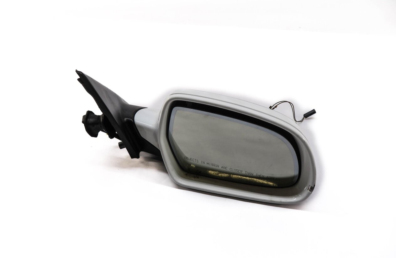 2011-2016 AUDI S4 (B8 8K) RIGHT FRONT PASSENGER BLIND SPOT DOOR MIRROR (WHITE)