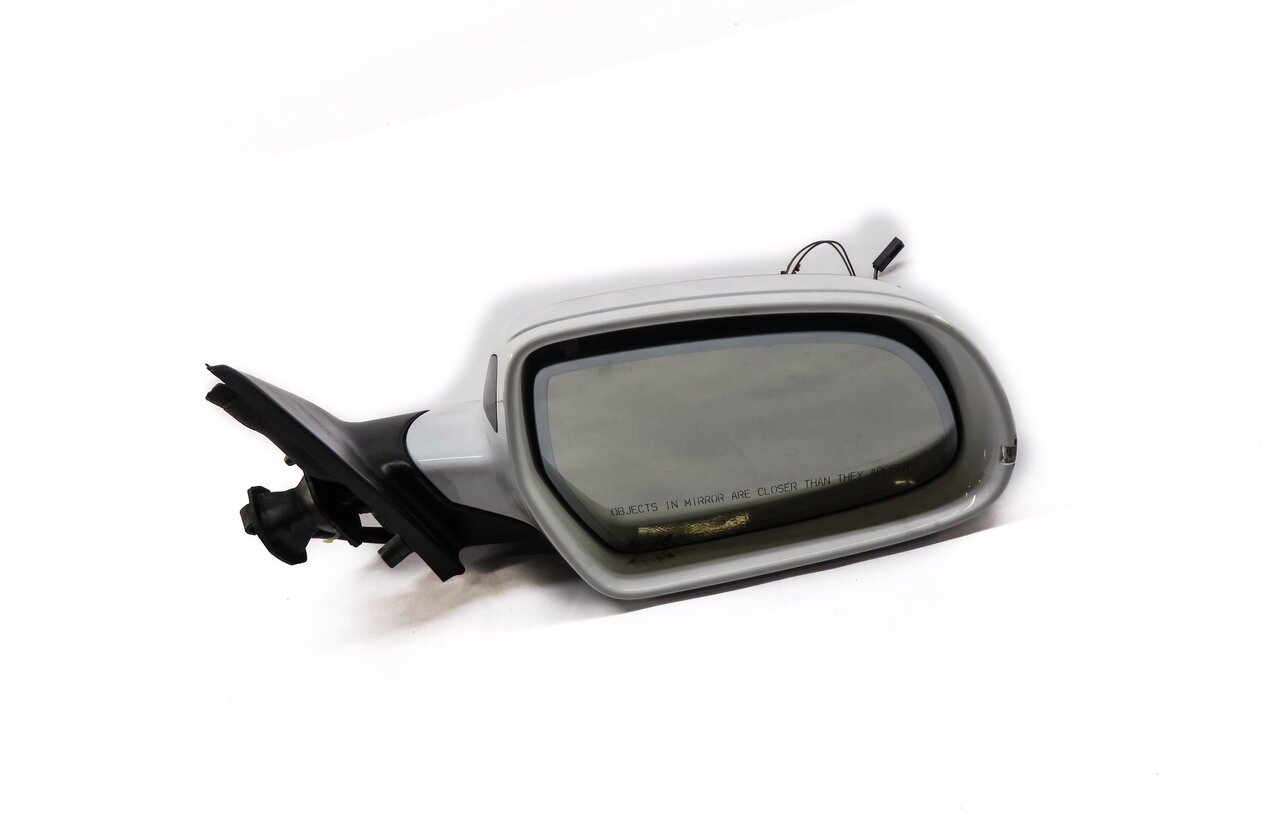 Thumbnail 2: 2011-2016 AUDI S4 (B8 8K) RIGHT FRONT PASSENGER BLIND SPOT DOOR MIRROR (WHITE)