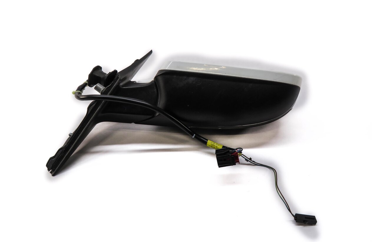 Thumbnail 5: 2011-2016 AUDI S4 (B8 8K) RIGHT FRONT PASSENGER BLIND SPOT DOOR MIRROR (WHITE)