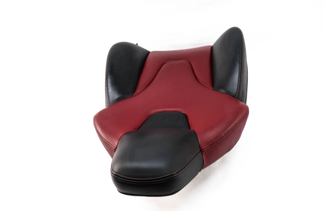 Thumbnail 3: 2014 AUDI S4 (B8 8K) PASSENGER - UPPER TOP HEATED SEAT CUSHION (BLACK / RED)