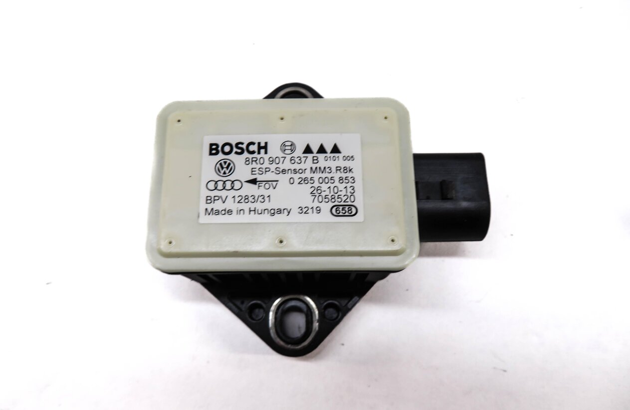 Thumbnail 2: 2014 AUDI S4 (B8 8K) YAW SPEED TURN RATE ROTATION STABILITY SENSOR