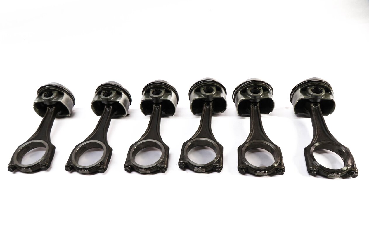 Thumbnail 4: 09-17 AUDI A6 A7 A8 Q5 Q7 S4 S6 Q5 TOUAREG - 3.0L SUPERCHARGED ENGINE PISTON SET
