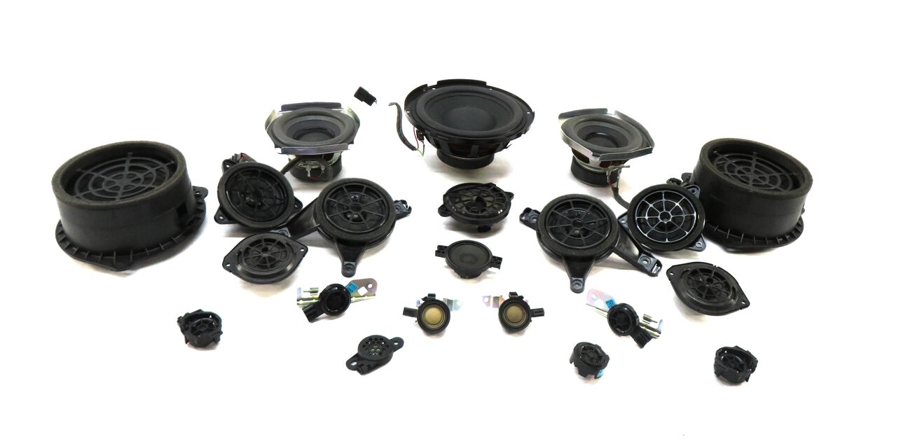 Thumbnail 2: 2017 AUDI Q7 (4M) RADIO STEREO BOSE AUDIO SUB SUBWOOFER TWEETER SPEAKER SET