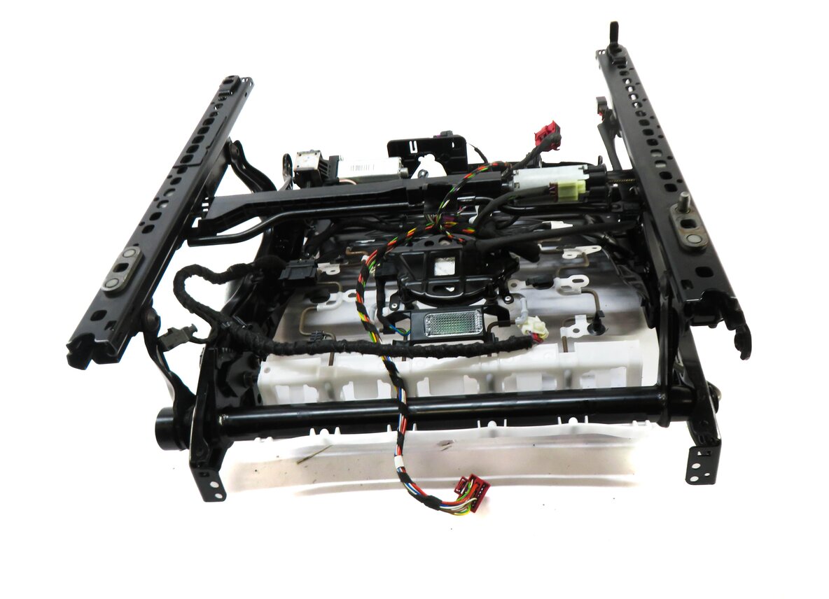 Thumbnail 5: 2017-2020 AUDI Q7 (4M) RIGHT FRONT PASSENGER SEAT TRACK w/ MOTORS (VENTED)