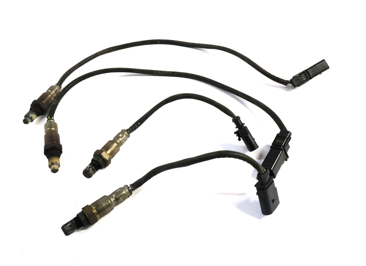 Thumbnail 2: 2017 AUDI Q7 (4M) 3.0L - PRE POST CAT O2 OXYGEN LAMBDA PROBE SENSOR SET-4