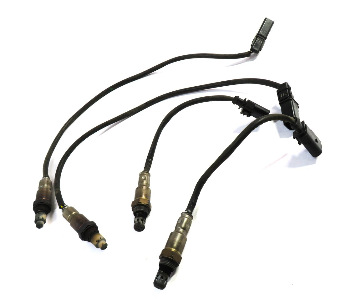 Thumbnail 3: 2017 AUDI Q7 (4M) 3.0L - PRE POST CAT O2 OXYGEN LAMBDA PROBE SENSOR SET-4